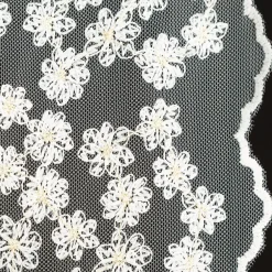 Sale Eurofirany Firana na taśmie biała DAISY 130x270 cm