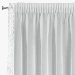Discount Eurofirany Firana na taśmie biała KIRA 140x270 cm