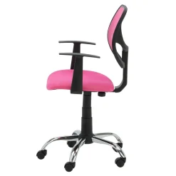 Clearance Fotel biurowy z siatką mesh różowy NOPE