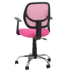 Clearance Fotel biurowy z siatką mesh różowy NOPE