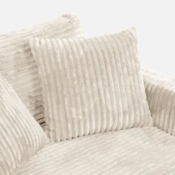 Fotele Wypoczynkowe^Fotel loveseat kremowy NOEMI
