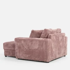 Fotele Wypoczynkowe^Fotel loveseat pudrowy róż NOEMI