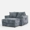 Discount Fotel loveseat szary NOEMI