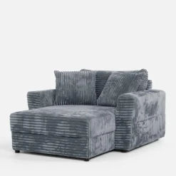 Discount Fotel loveseat szary NOEMI