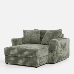 Clearance Fotel loveseat zielony NOEMI