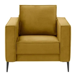 Discount Fotel musztardowy TERRA