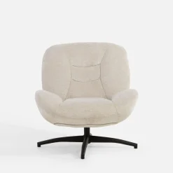 Best inny Fotel obrotowy retro beżowy DIAMANTU