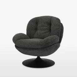 Clearance Fotel obrotowy szary DUNNE