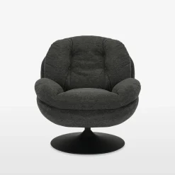 Clearance Fotel obrotowy szary DUNNE