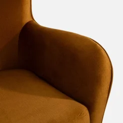 Clearance Fotel wypoczynkowy musztardowy CARY