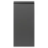 Qubik Fronty Frezowane^Front drzwi KATANIA 45x98 onyx szary