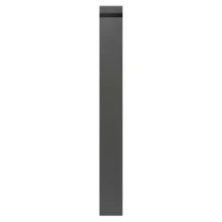 Qubik Fronty Frezowane^Front drzwi KATANIA 15x137,3 onyx szary