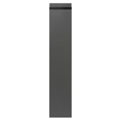 Qubik Fronty Frezowane^Front drzwi KATANIA 15x76,5 onyx szary