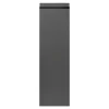 Qubik Fronty Frezowane^Front drzwi KATANIA 40x137,3 onyx szary