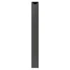 Qubik Fronty Frezowane^Front drzwi PALERMO 15x137,3 onyx szary