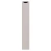 Qubik Fronty Frezowane^Front drzwi PALERMO 15x98 szary kamienny