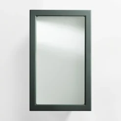 Clearance Qubik Front przeszklony ALDEA 60x98 oliwkowy mat