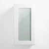 Clearance Qubik Front przeszklony NOTO 40x76,5 biały połysk