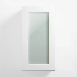 Clearance Qubik Front przeszklony NOTO 40x76,5 biały połysk