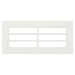 Qubik Fronty Przeszklone^Front szpros HAMPTON 80x38,1 cm ecru