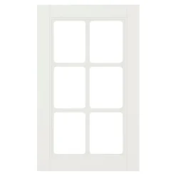 Qubik Fronty Przeszklone^Front szpros HAMPTON 60x98 cm ecru