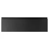Qubik Front szuflady PIANO PLUS 60x18,9 czarny mat