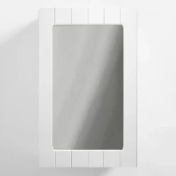 Qubik Fronty Przeszklone^Front witryna biały premium SIMPLE 60x98 cm