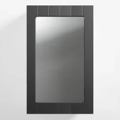 Qubik Fronty Przeszklone^Front witryna grafit SIMPLE 60x98 cm