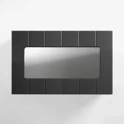 Clearance Qubik Front witryna grafit SIMPLE 60x38,1 cm