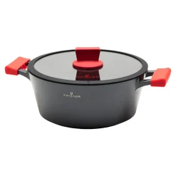ZWIEGER Garnki, Patelnie I Pokrywki^Garnek z pokrywką OBSIDIAN 5,5 l