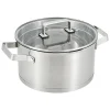 Outlet Garnek ze stali nierdzewnej srebrny TRAME 4,3 l