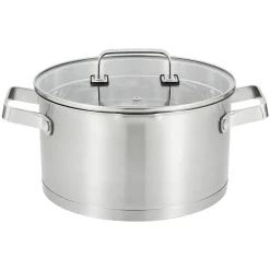 Outlet Garnek ze stali nierdzewnej srebrny TRAME 4,3 l