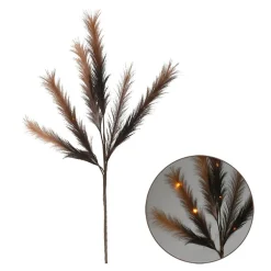 Dekoracje Led^Gałązka dekoracyjna brązowa LED 90 cm