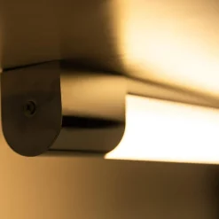 Outlet Zumaline Kinkiet łazienkowy LED IP44 chrom PARKS 40,2 cm