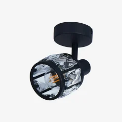 Krislamp Kinkiety^Kinkiet czarny MALTA