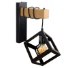 Kinkiety^Kinkiet geometryczny czarny SWEDEN WOOD