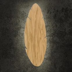 Sale TK Tomasz Krywult Kinkiet jasne drewno HOJA WOOD