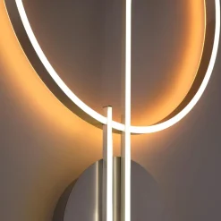 Clearance Paul Neuhaus Kinkiet LED RGB Wi-Fi stalowy Q-ARKOA z pilotem