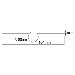 Discount Zumaline Kinkiet LED 6W chrom CAMARA