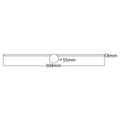 Zumaline Kinkiety^Kinkiet LED 8W czarny CAMARA