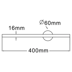 Hot Zumaline Kinkiet LED 6W złoty TROY 40 cm