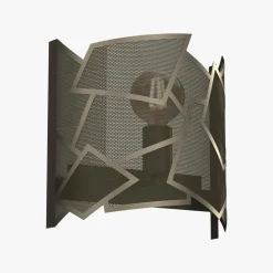New Luminex Kinkiet nowoczesny tytanowe złoto CAMO I