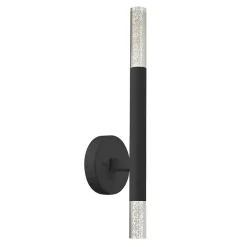 Discount Zumaline Kinkiet ONE LED W0461-02E-P7P7 czarny mat