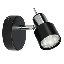 Best LED-POL Kinkiet spot czarny ORO STERNA