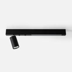 Zumaline Kinkiety^Kinkiet spot LED czarny MANNARI