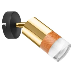 Outlet Kinkiet spot regulowany reflektor złoty AURORA