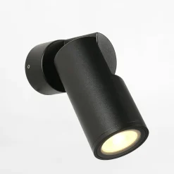 Discount Zumaline Kinkiet zewnętrzny IP65 czarny NOCTURNE
