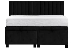 Sale Instilo Łóżko czarne MONA VERTICAL 160 cm