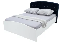 Outlet Łóżko DIAMENT 160x200 ze stelażem