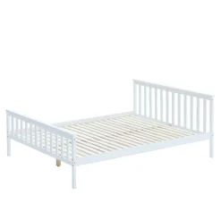 inny Łóżka^Łóżko drewniane ze stelażem CAMALENTO 160x200